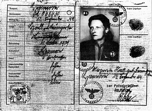 Kennkarte Grete Hoell